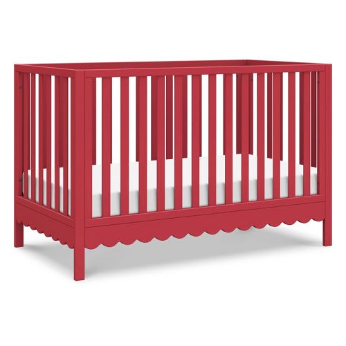 Davinci Sammy Scallop 4-in-1 Convertible Crib - Tomato Red