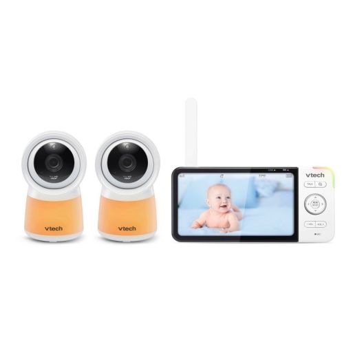 Vtech Video Monitor With 2 Fixed 5" Smart Full Hd Camera Rm5754-2