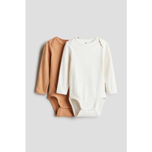 2-PACK SUPERSOFT COTTON LAP-SHOULDER BODYSUITS