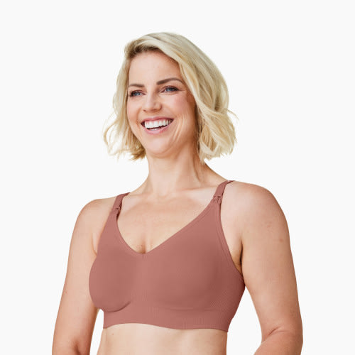 Bravado Designs Body Silk Seamless Maternity & Nursing Bra - Roseclay, Maternity & Nursing Bra, Small