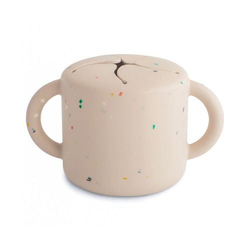 Mushie Snack Cup - Vanilla Confetti