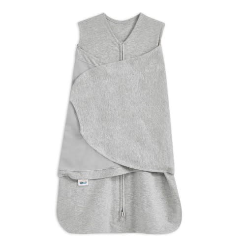 Heather Gray Cotton Swaddle | Newborn