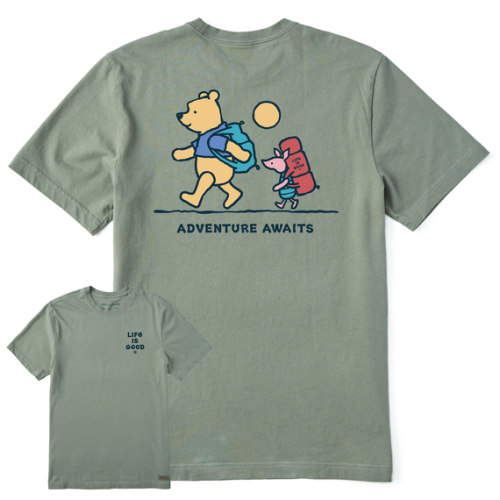Men's Winnie & P Adventure Awaits Short Sleeve Tee