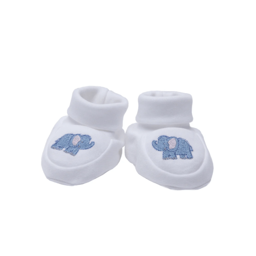 Embroidered Baby Booties | Over The Moon