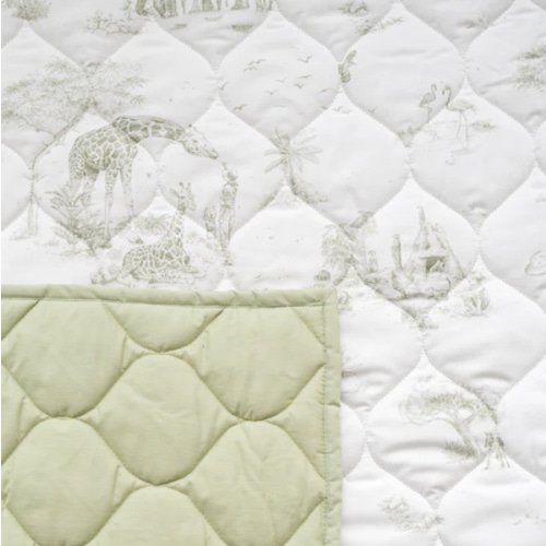 Safari Toile Quilted Playmat