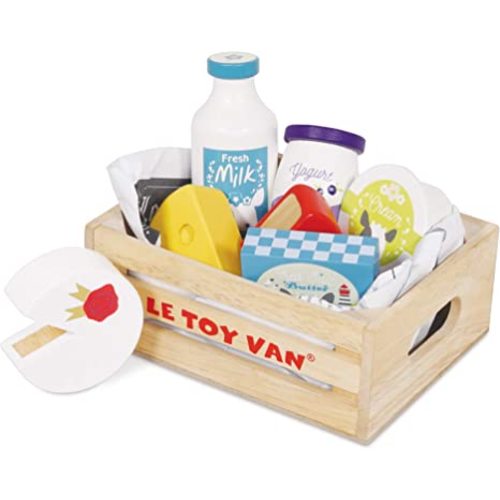 Le Toy Van - Wooden Cheese & Dairy Crate