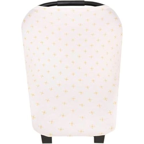 Copper Pearl Multi-Use Cover: Car Seat Covers, Nursing Cover, and Stroller Cover for Sun - Stretchy Fabric, All-Season Use, Stylish Designs, Easy Access for Moms - Santa Fe