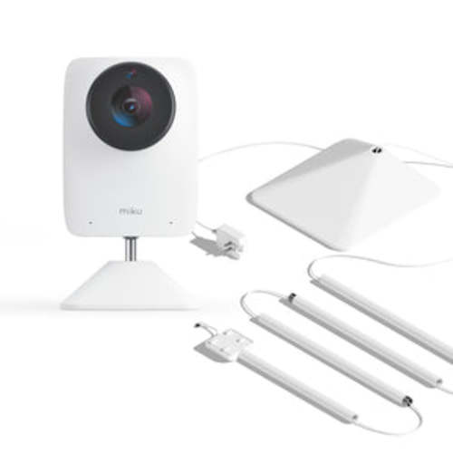 Miku Pro Smart Baby Monitor With Floor Stand | No Contact Breathing and Sleep Tracking