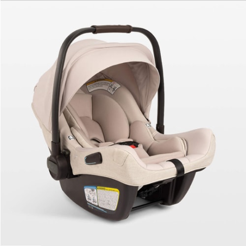 Nuna ® PIPA ™ aire rx Biscotti Brown Reclining Infant Car Seat + PIPA RELX Base