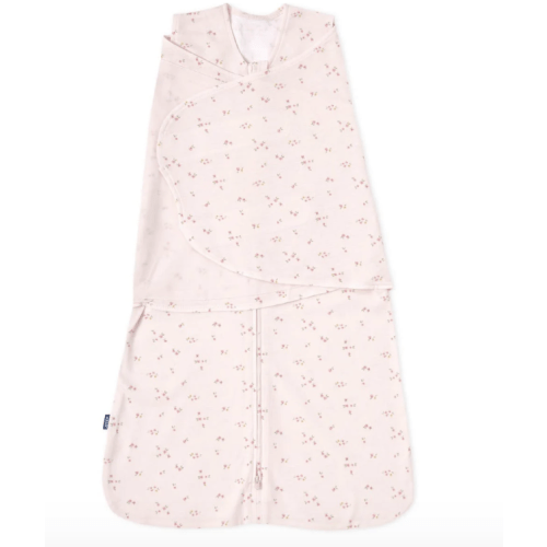 Pink Floral Cotton Swaddle - Small | HALO
