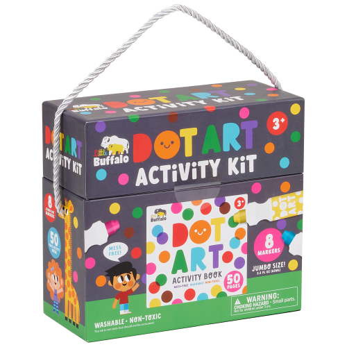 Little Buffalo Dot Art Activity Kit for Children Ages 3+, by Buffalo Games