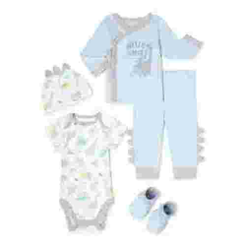 Garanimals Baby Boy Gift Set - 5-Piece Layette Set