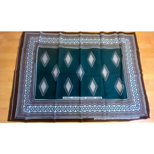 Kanga, Tanzania khanga nzito, african kanga, leso, kanga morogoro, kanga green white, Mungu akushushie baraka zake