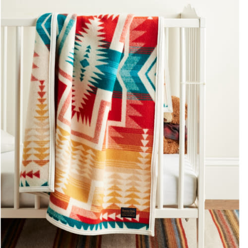Pendleton Harding Star Crib Blanket