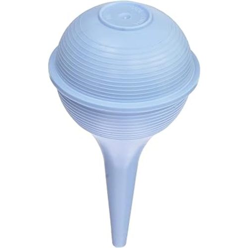 DMI Baby Nasal Aspirator, Ear Syringe, Clears Airway & Nasal Passages, Gentle Suction, Portable & Lightweight, Doubles as Earwax Removal Tool, Blue - 1 Count (Pack of 1)