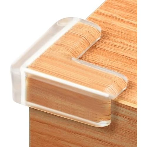 20 Pack Corner Guards Corner Protectors for Baby Clear Corner Furniture & Edge Safety Bumper for Tables, Sharp Corners Baby Proofing, L-Shaped
