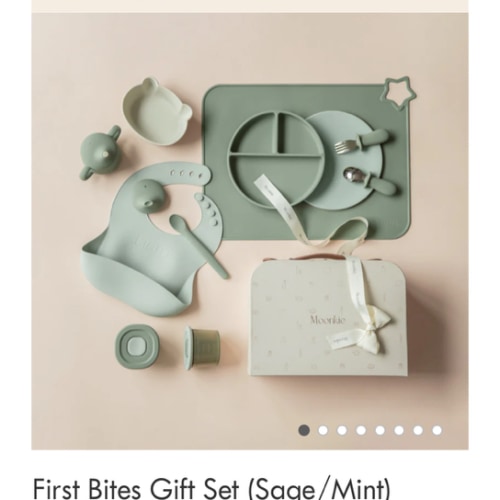 First Bites Gift Set (Sage/Mint)
