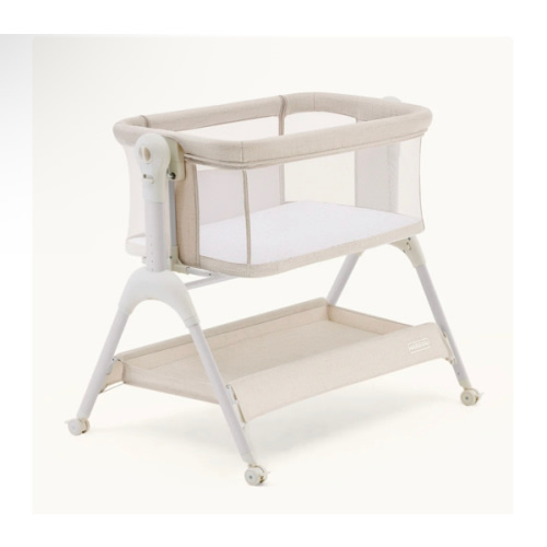 HARPPA Cuddly Sway | 3-in-1 Rocking Baby Bassinet & Bedside Sleeper with Anti-Reflux Mattress for Newborns | Attaches to Bed, Adjustable Height, Tool-Free Setup, Portable Wheels, CPSC Certified, Gentle Rocking Motion | Ideal for Infants, Safe Co-Sleeping