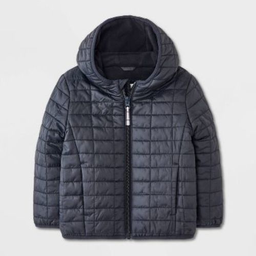 Toddler Boys' Value Puffer Jacket - Cat & Jack™ Black