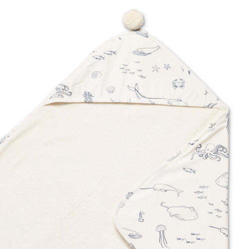 Pehr Life Aquatic Hooded Towel