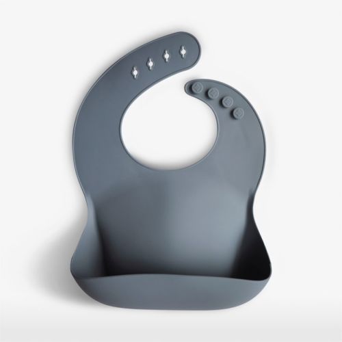 Mushie Tan Silicone Baby Bib