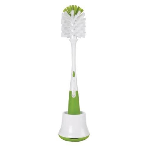 OXO Tot Bottle Brush with Nipple Cleaner and Stand - Green