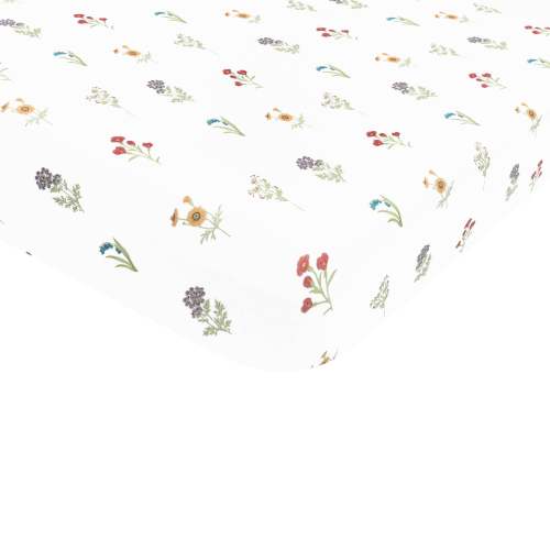Mini Crib Sheet in Wildflower