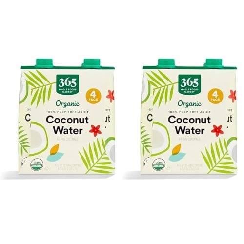 365 by Whole Foods Market, Organic Coconut Water 8 Pack, 67.6 Fl Oz