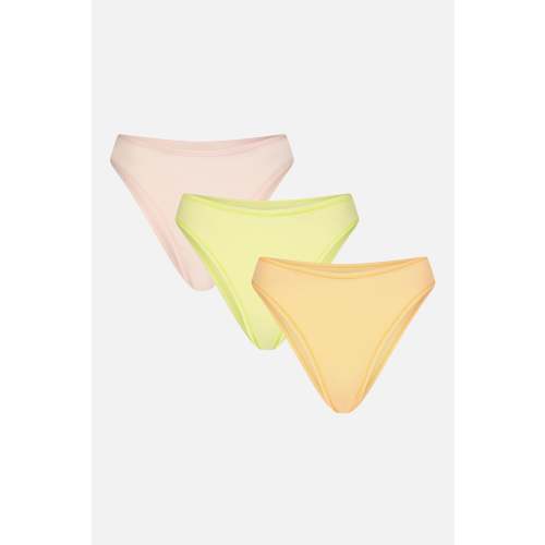 Cloud Cotton French Cut Brief in Rainbow Sherbet (Pack) – Negative