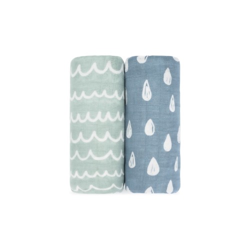 Muslin Swaddle Blanket, 2 Pack