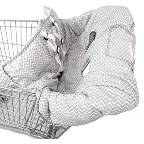 Premium Shopping Cart Cover & High Chair Cover (Chevron)