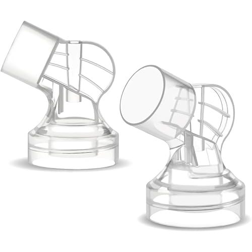 Maymom Connector Compatible with Medela Flanges. Not Original Medela Personalfit Connector. Compatible with Pump in Style Symphony Swing Breastpumps, and Maymom Flanges; 2pc/pk