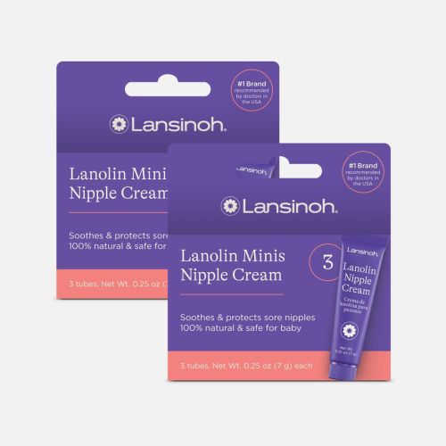 Lansinoh HPA Lanolin Nipple Cream, 7g Minis (2-Pack)
