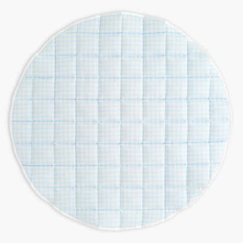 Picnic Gingham Play Mat - Blue | Gooselings