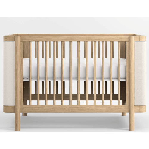 Redondo Upholstered Wood Baby Crib