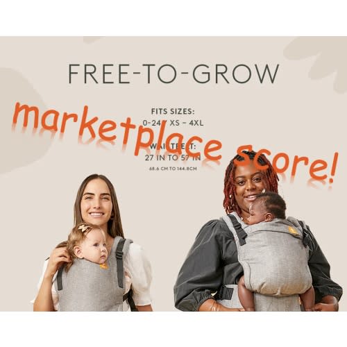 Cotton Free-to-Grow Baby Carrier – Baby Tula US