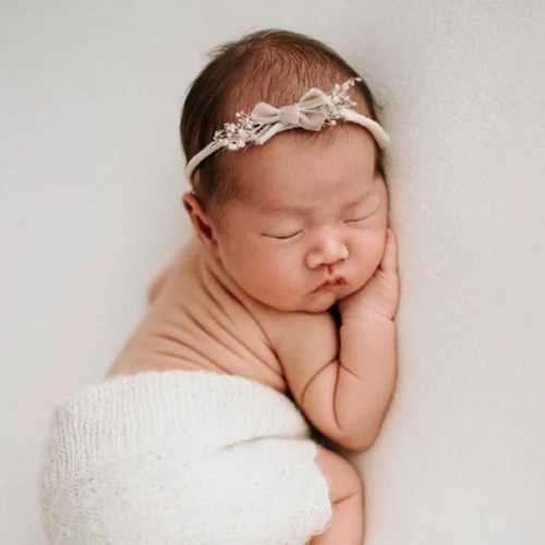 Vintage style bow headband - newborn photography - hattie bows