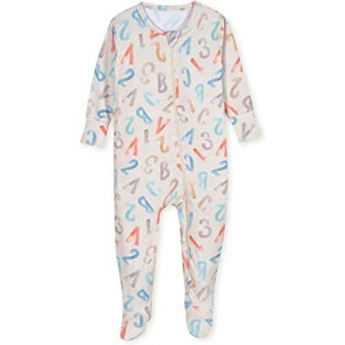 Gerber Unisex Baby Toddler Buttery-Soft Snug Fit Footed Pajamas with Viscose Made with Eucalyptus