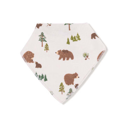 Sweet Brown Bears - Bandana Bib
