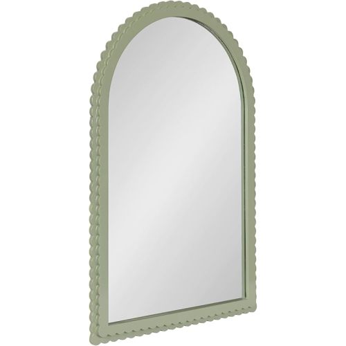 Kate and Laurel Scallia Modern Scalloped Arch Mirror