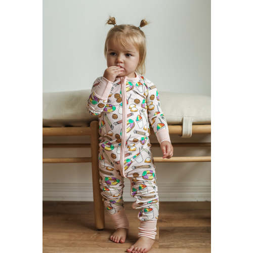 Pink Southern Sweets Double Zipper Bamboo Sleeper