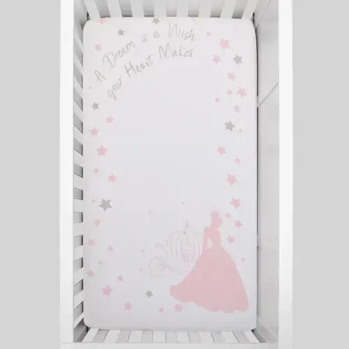 Disney Princess Enchanting Dreams White and Pink Cinderella A Dream is – NoJo Baby