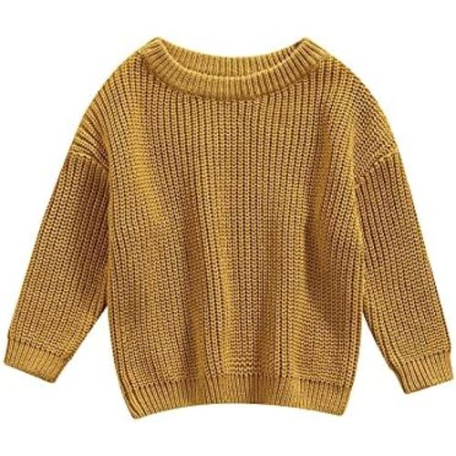 Baby Girl Boy Knit Sweater Blouse Pullover Sweatshirt Warm Crewneck Long Sleeve Tops for Infant Toddler