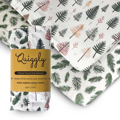 Guava Lotus Travel & Bassinet Crib Sheets