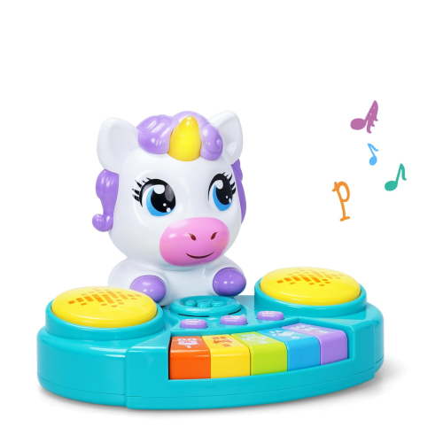 Unicorn Baby Piano Toy 6 To 12 Months With Drums, Light Up Baby Toys For 0 6 9 12 18 Months, Early Learning Infant Toys For Toddlers 1-3, Interactive Tummy Time Toys For 1 Year Old Boy Girl
