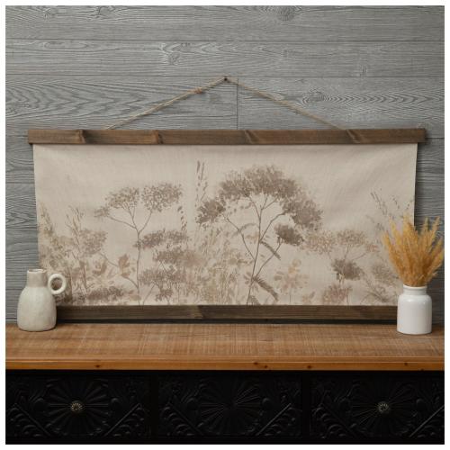 Boho Botanical Tapestry Canvas Wall Decor