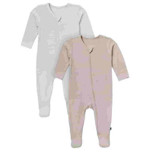Modern Moments by Gerber Baby Neutral Super Soft 2-Pack Sleep N´Play, Sizes Newborn - 12 Months