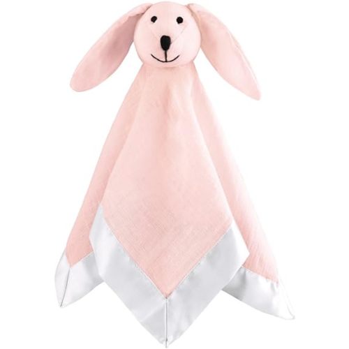 aden + anais Essentials Classic Lovey, Cotton Muslin Bunny, Pink