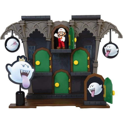 World of Nintendo Super Mario Deluxe Boo Mansion Playset