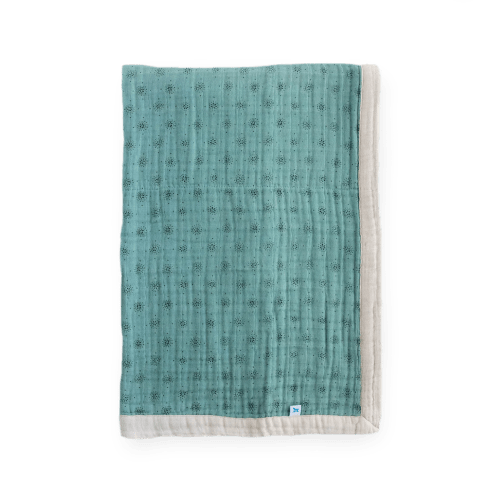 Cotton Muslin Baby Quilt - Wallflower